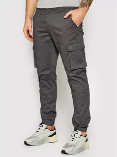 Spodnie męskie - Only & Sons Spodnie materiałowe Cam 22016687 Szary Regular Fit - grafika 1
