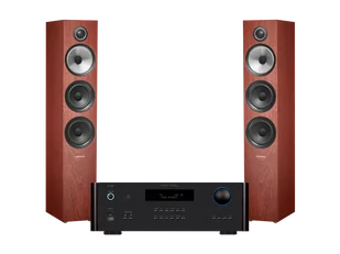 Rotel RA-1572 MK II (czarny) + 704 S2 (różany) - Zestawy stereo - miniaturka - grafika 1