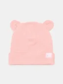 Czapki dla dzieci - Sinsay - Prążkowana czapka beanie - różowy - miniaturka - grafika 1