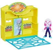 Figurki dla dzieci - Spider-Man, Spidey i Super-Kumple Budynki W Sąsiedztwie - Ghost Spider i Sklep, F83615 - miniaturka - grafika 1