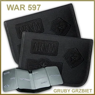 Saszetka czarna Warta (WAR-597) - Piórniki - miniaturka - grafika 1