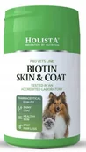 Suplementy i witaminy dla psów - HOLISTA Biotin Skin and Coat na zdrową sierść i skóre dla psa i kota 200g (proszek) - miniaturka - grafika 1