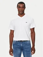 Koszulki męskie - Lacoste T-Shirt TH5077 Biały Regular Fit - miniaturka - grafika 1