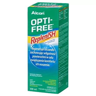 Opti-Free Replenish Wielofun. płyn 300ml - - 300 ml - Płyny do soczewek kontaktowych - miniaturka - grafika 1