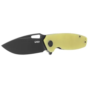 Nóż składany Kubey Tityus Translucent Yellow G10, Dark Stonewashed D2 (KU322G) - Noże - miniaturka - grafika 2