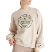 Bluzy damskie - Bluza New Balance WT43553LIT - beżowa - miniaturka - grafika 1