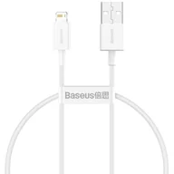 Kable USB - Baseus Kabel USB do Lightning Superior Series, 2.4A, 25cm (biały) - miniaturka - grafika 1