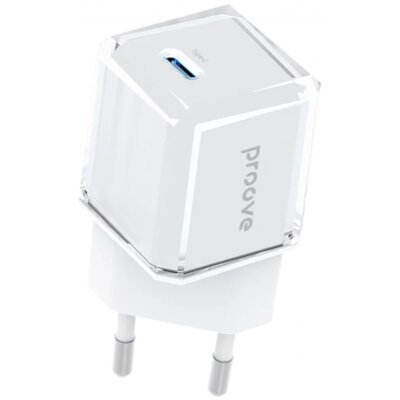 Ładowarka sieciowa PROOVE Pure GaN 30W Biały ładowarka do telefonu USB-C