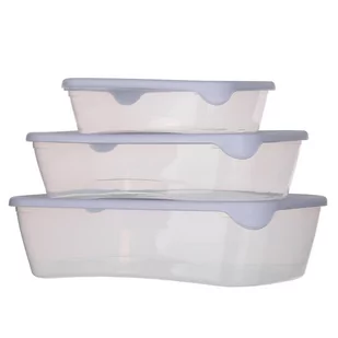 Curver fresh pojemnik do żywności zestaw 3 sztuki 3,5l 5269 - Pojemniki kuchenne - miniaturka - grafika 1