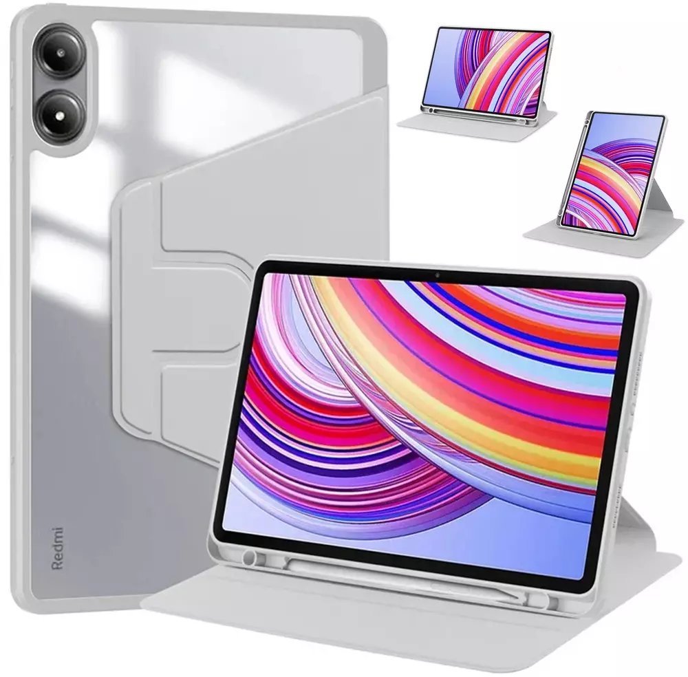 Etui na tablet 4kom.pl Etui Obrotowe CRYSTAL PENCIL do Xiaomi Redmi Pad Pro 12.1 2024 / Poco Pad