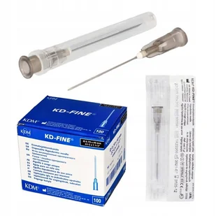KDFINE igły iniekcyjne 29G 0,33x 12mm 100szt - Akcesoria medyczne KDFINE igły iniekcyjne 29G 0,33x 12mm 100szt - Akcesoria medyczne - miniaturka - grafika 1