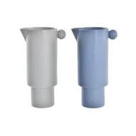 Wazony i flakony - Wazon DKD Home Decor Porcelana Szary Niebieski (16 x 11 x 30 cm) (2 Sztuk) - miniaturka - grafika 1