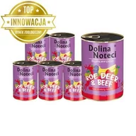 Mokra karma dla psów - Dolina Noteci PREMIUM SUPERFOOD sarna i wołowina 6x400g 36702-uniw - miniaturka - grafika 1