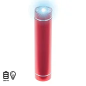 Latarki - Silica dmm275 – Power Bank latarka cylindryczna 2600 mAh, czerwona - miniaturka - grafika 1