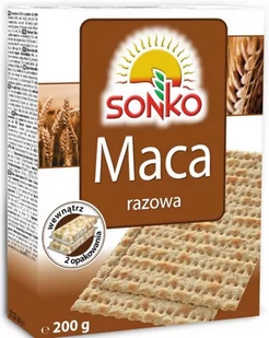 Sonko Maca razowa 200 g (16 sztuk) - Pieczywo chrupkie - miniaturka - grafika 1