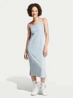 Sukienki - adidas Sukienka codzienna ALL SZN IY6728 Błękitny Slim Fit - miniaturka - grafika 1