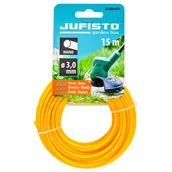 Akcesoria do kos i kosiarek - Żyłka Tnąca Do Kos I Podkaszarek 3 Mm 15 Mb Jufisto Ju-Zok-0301 Okrągła - miniaturka - grafika 1