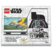 Przybory szkolne - LEGO LEGO Stationery Star Wars Naboo Starfighter notatnik z długopisem # z wartością produktów powyżej 89zł! - miniaturka - grafika 1