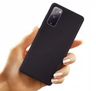 Etui i futerały do telefonów - ETUI CZARNE MATOWE DO SAMSUNG GALAXY S20 FE 5G MATT CASE OBUDOWA POKROWIEC - miniaturka - grafika 1