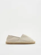 Espadryle damskie - Reserved - Espadryle z plecionką - beżowy - miniaturka - grafika 1