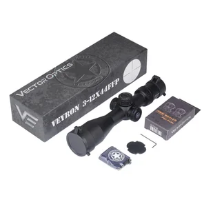 Vector Optics - Luneta Veyron 3-12x44 - 30 mm - First Focal Plane - SCFF-21 - Amunicja i osprzęt ASG - miniaturka - grafika 5