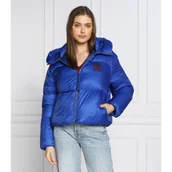 Kurtki damskie - Tommy Hilfiger Puchowa kurtka MONOGRAM BADGE | Regular Fit - miniaturka - grafika 1