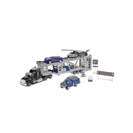 Samochody i pojazdy dla dzieci - Transporter śmigłowca policyjnego, z akcesoriami - miniaturka - grafika 1