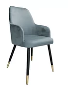 Krzesła - Atos Krzesło WESTA noga czarna/złota BL14 - miniaturka - grafika 1