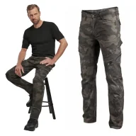 Odzież taktyczna i umundurowanie - Spodnie BRANDIT Adven Slim Fit Trousers Darkcamo XL - miniaturka - grafika 1