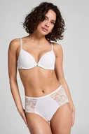 Majtki damskie - Hunkemöller Koronkowa halka Midi Biały - miniaturka - grafika 1
