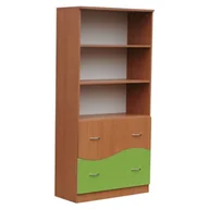 Meble do szkół i przedszkoli - Szafa szkolna Fala 29, szer. 800 mm - miniaturka - grafika 1