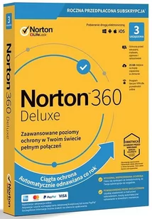 Program antywirusowy Norton 360 Deluxe 25GB  od 89 zł! - Programy użytkowe i narzędziowe - miniaturka - grafika 1