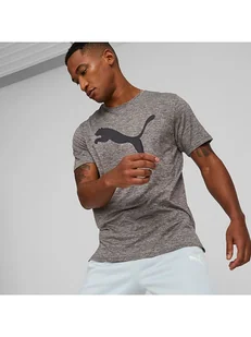 Puma Koszulka sportowa "Train Fav" w kolorze szarym - Koszulki sportowe męskie - miniaturka - grafika 1