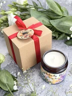 Świece - Gotowy prezent dla Super Nauczyciela świeca sojowa Jaśmin i bez 120 ml - miniaturka - grafika 1