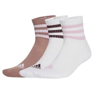 Skarpetki damskie - adidas Unisex Dorosły 3 PASKI PODUSZANE SKARPETY SPORTOWE MID CUT 3 PARY OPAKOWANIE 8,5-10 - miniaturka - grafika 1