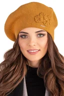 Czapki damskie - Vivisence 7006 Miodowy Uni Nakrycie Głowy Beret - miniaturka - grafika 1