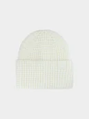 Czapki dla dzieci - 4F Czapka zimowa dziewczęca - beżowa Uniwersalny - miniaturka - grafika 1