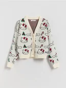 Swetry dla dziewczynek - Reserved - Kardigan Hello Kitty and Friends - wielobarwny - miniaturka - grafika 1