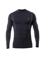 Bluzy męskie - Vivasport Męska bluza termiczna Lupetto, czarny, L/XL - miniaturka - grafika 1