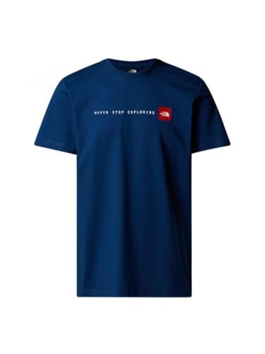 The North Face Mężczyźni S/S Never Stop Exploring Koszulka Estate Blue L