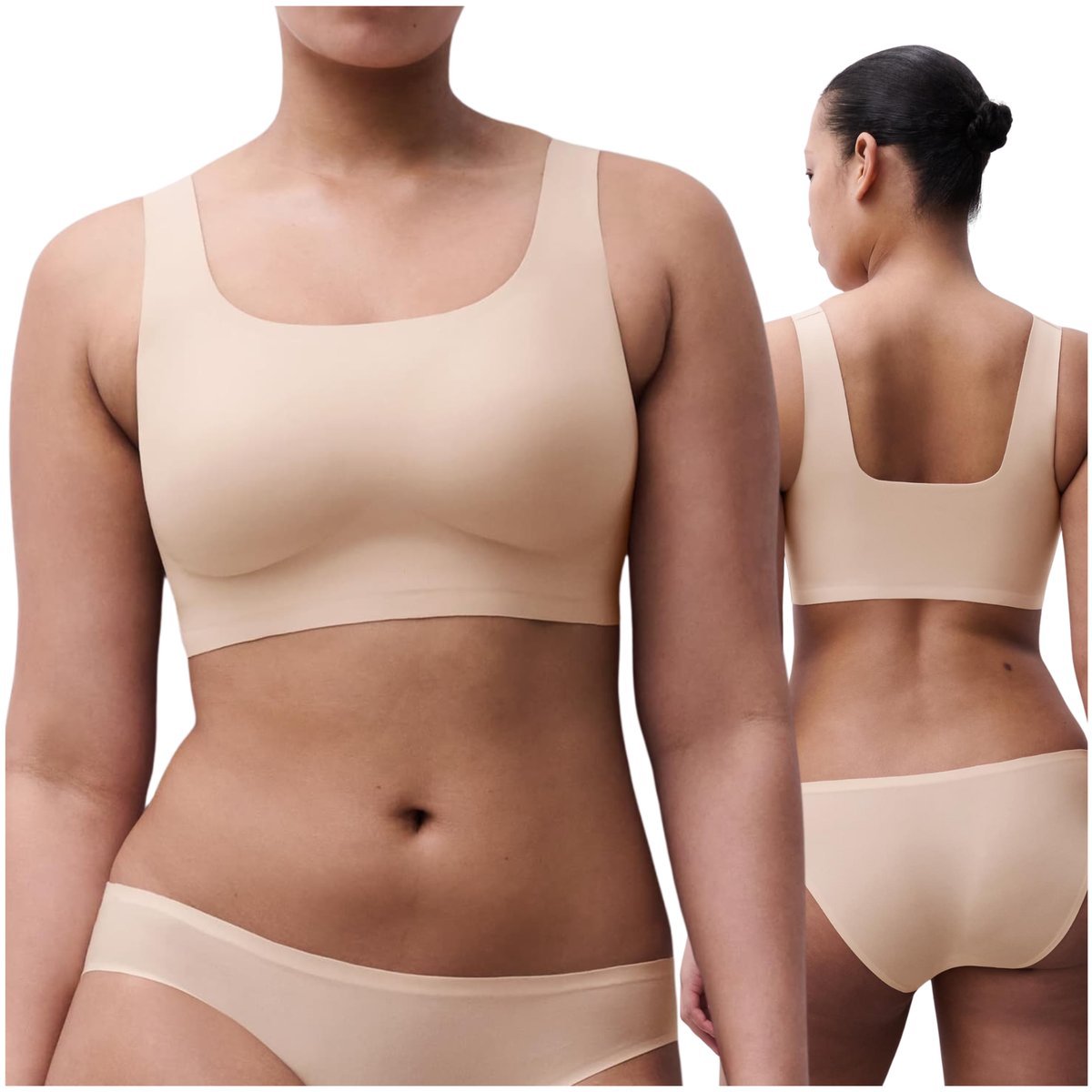 Top Chantelle SOFTSTRETCH POWER C26BQ2 beż - L