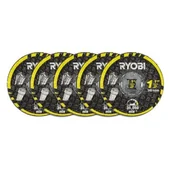 Akcesoria do urządzeń ogrodniczych - Ryobi Zestaw tarcz do cięcia metalu/plastiku 38 mm | RAR302-5 - miniaturka - grafika 1