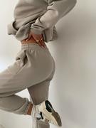Spodnie damskie - JOGGERY CLASSIC STONE - MADE BY US - miniaturka - grafika 1