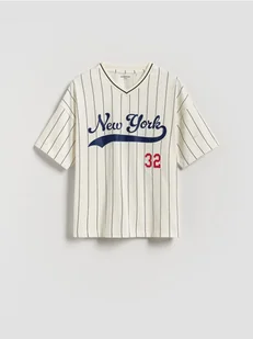 Reserved - T-shirt z ndarukiem - złamana biel - Koszulki dla chłopców - miniaturka - grafika 1