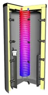 Zasobniki i wymienniki - Bufor spiro Alpha Thermotec PSH 600l wężownica CWU zbiornik buforowy 0w ▶WYSYŁKA POBRANIOWA GRATIS!◀ - miniaturka - grafika 1