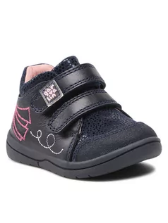 Buty dla dziewczynek - Garvalin Sneakersy 211606 M Granatowy - grafika 1