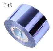 Ozdoby do paznokci - Folia transferowa na paznokcie - F49 - miniaturka - grafika 1