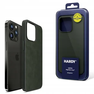 3mk Hardy MagFabric Zielone etui na telefon Apple iPhone 15 Pro Max - Etui i futerały do telefonów - miniaturka - grafika 1