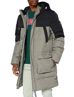 Urban Classics Kurtka męska typu parka, Asphalt/czarny., XL - Kurtki męskie - miniaturka - grafika 1