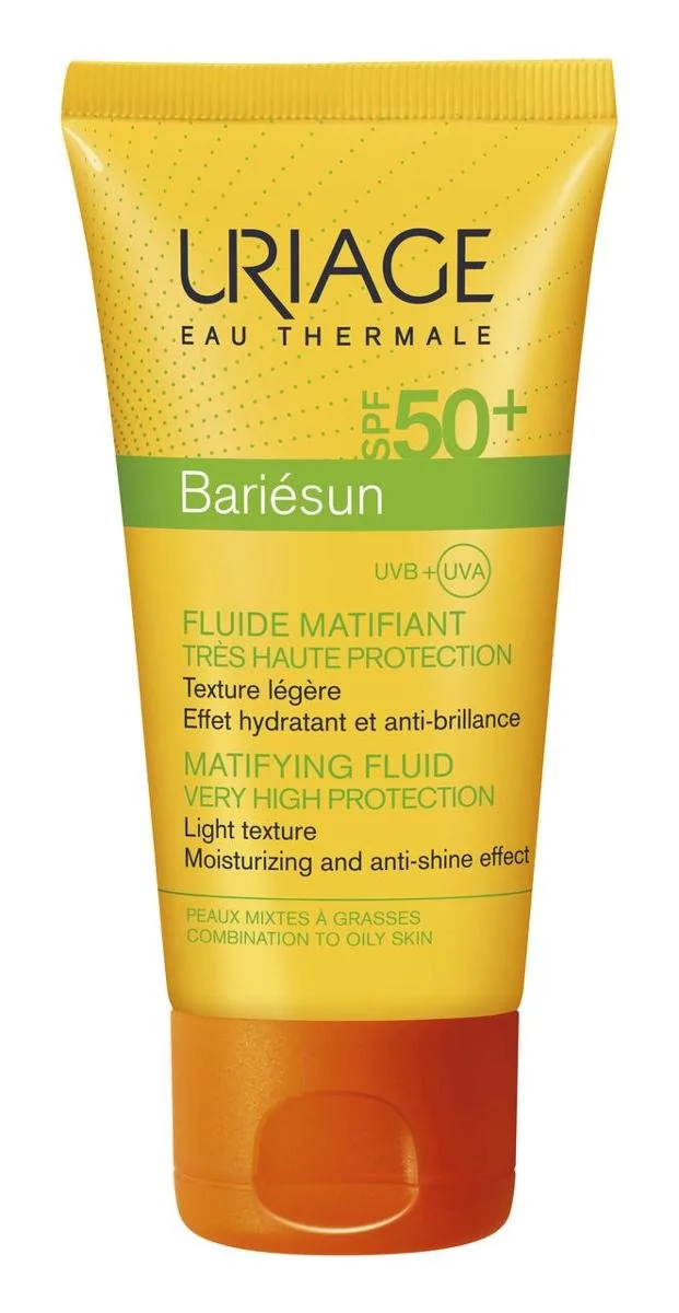 Uriage BARIÉSUN SPF 50+ krem matująco-nawilżający SPF50+ skóra mieszana i tłusta 50 ml